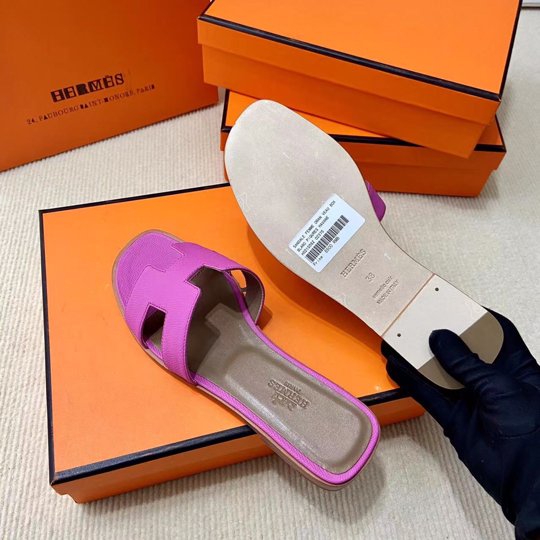 에르메스 올수공 오란 슬리퍼 샌들 앱송 64